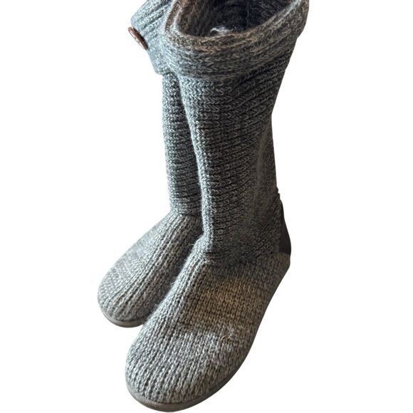 Womens Size 9 Airwalk Gray Knitted Boots - Picture 5 of 6